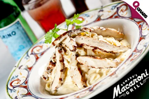 For QR36/33/28 choose your favorite dish from Shrimp Diavolo, Fettuccine Alfredo or Pollo Magro (QR72/67/57 Value)